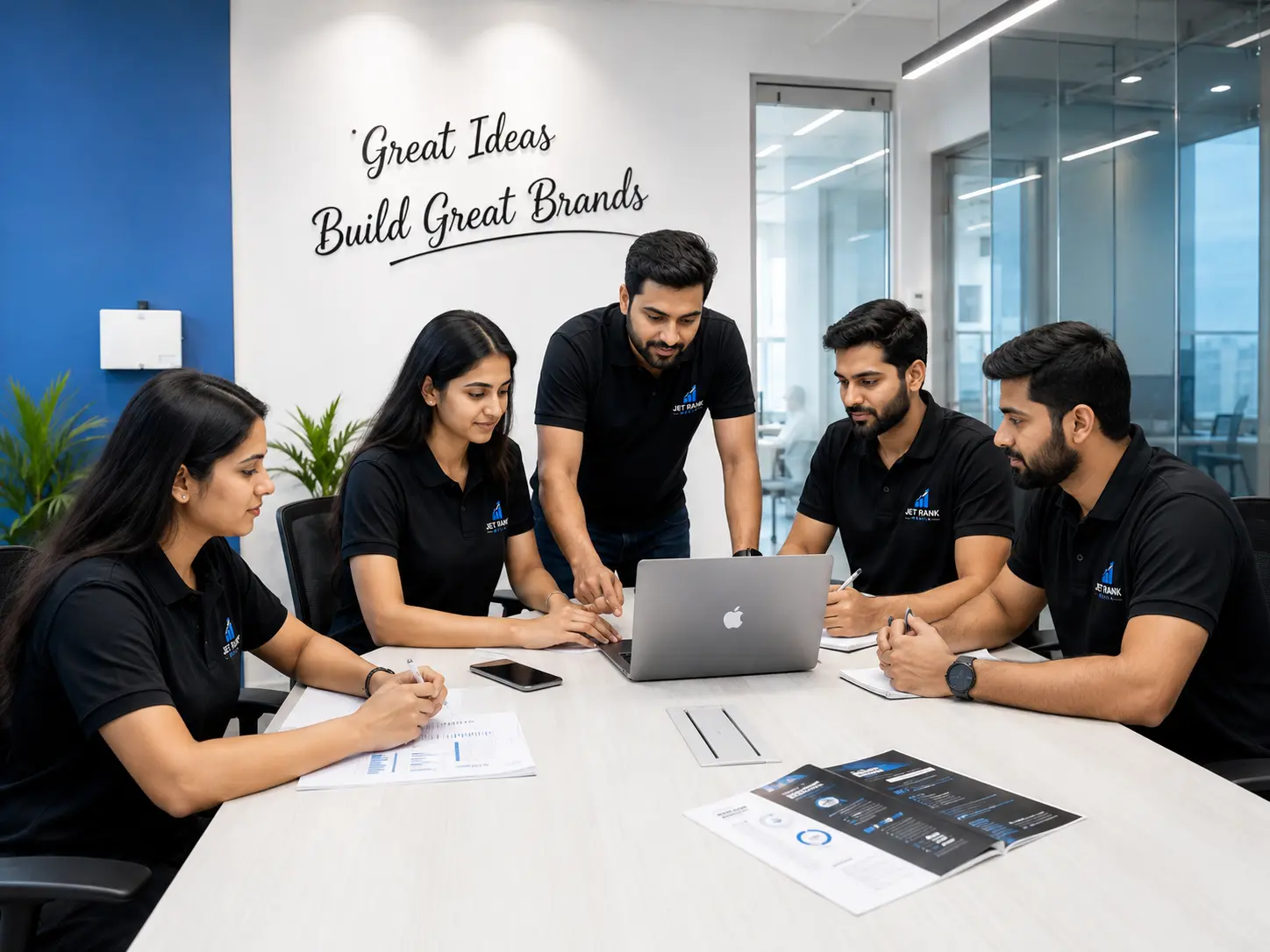 Jet Rank Media digital marketing agency in Gurgaon team
